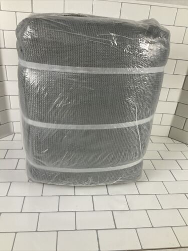 Fence Privacy Screen Windscreen Cover Netting Mesh Fabric Cloth 4' x 50' Grey (6922806657207)